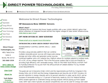 Tablet Screenshot of directpowertech.com